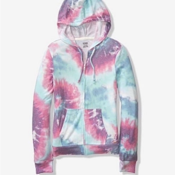 NWT Tie-Dye Hoodie and Jogger Set VS PINK - Picture 2 of 9